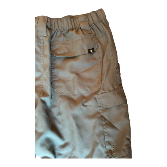 Boy Scouts Olive Green Cargo Shorts Relaxed Medium - Picture 4 of 8